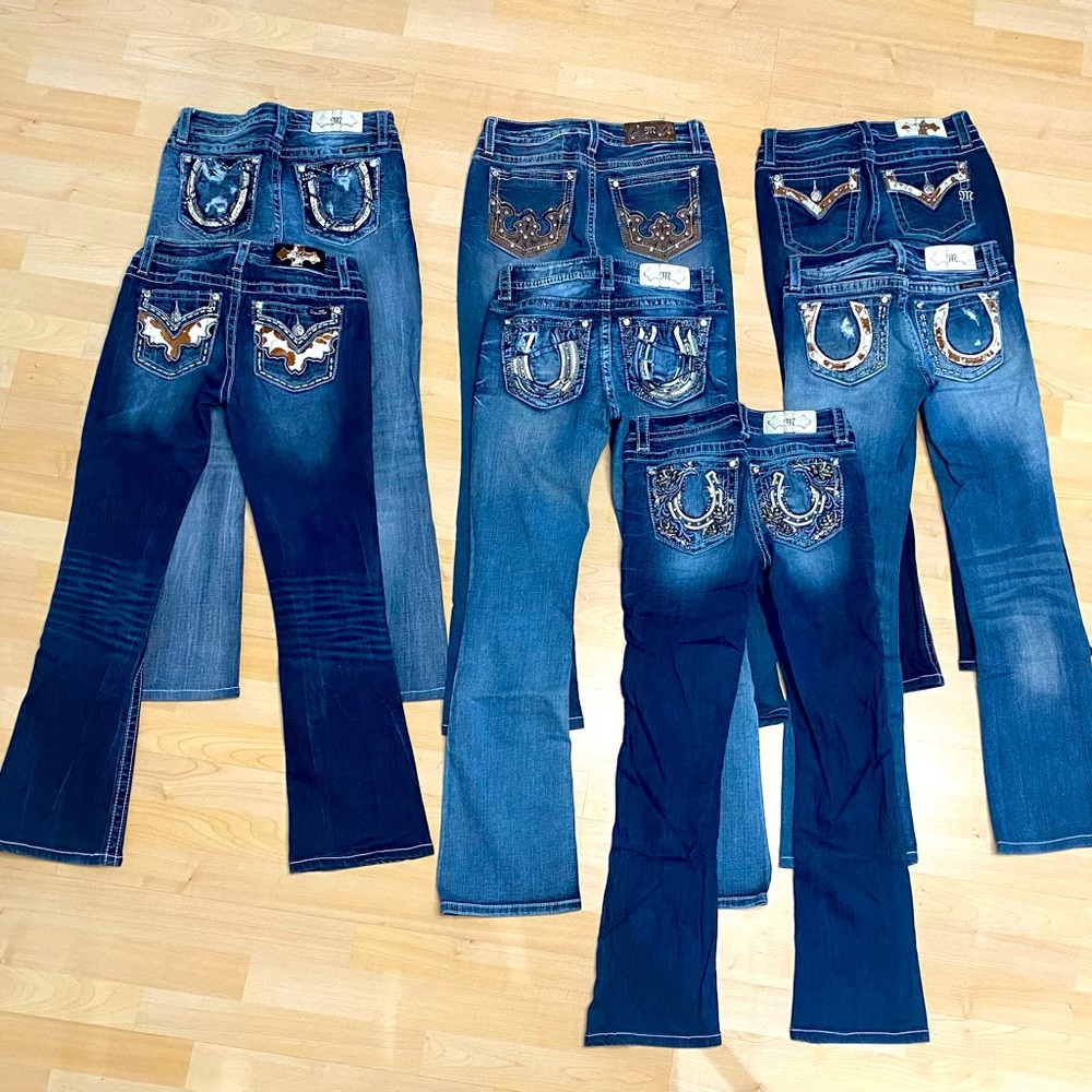 EUC Miss Me jeans short - bootcut, low rise